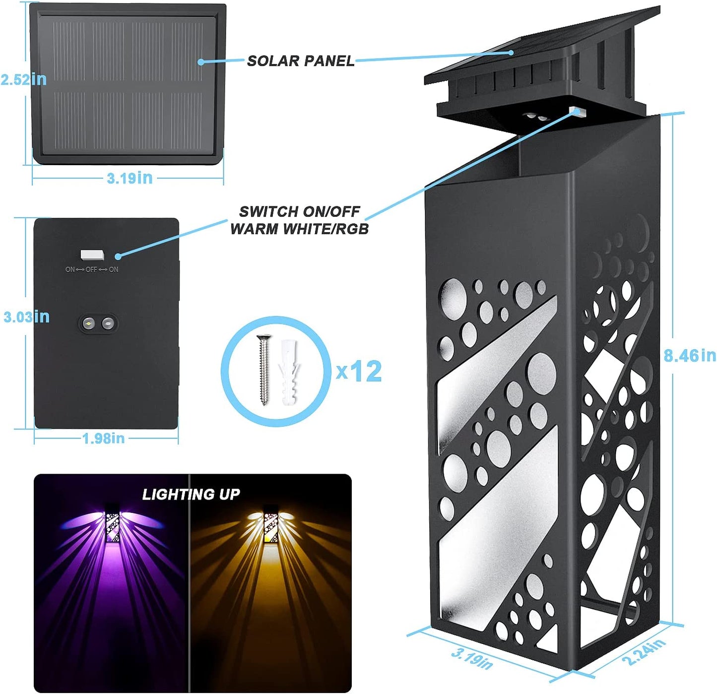 APLIQUE LED SOLAR ADA