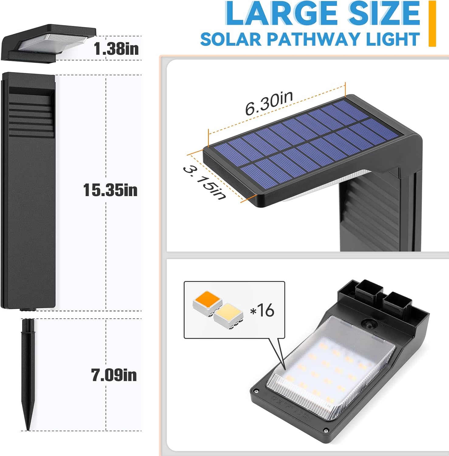 LUMINARIA ESTACA SOLAR