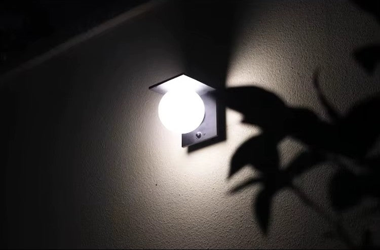 LAMPARA SOLAR PARA EXTERIORES ESFERICA