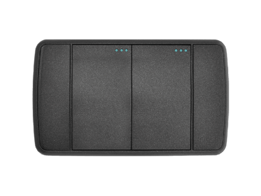 Interruptor doble de dos vías – color negro